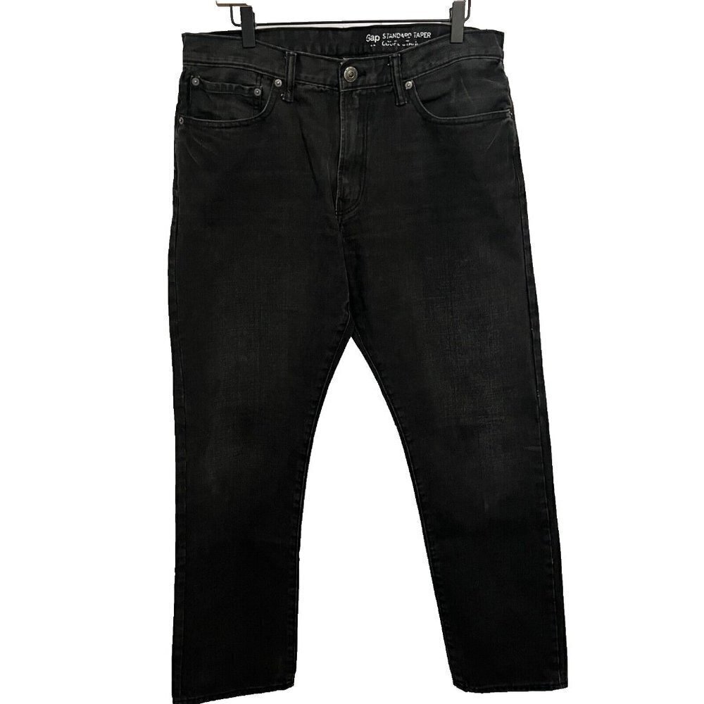 Gap Men's Jeans Standard Tapered Size 34/32 Gray Slim Fit